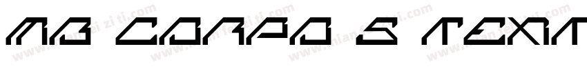 MB Corpo S Text Light字体转换